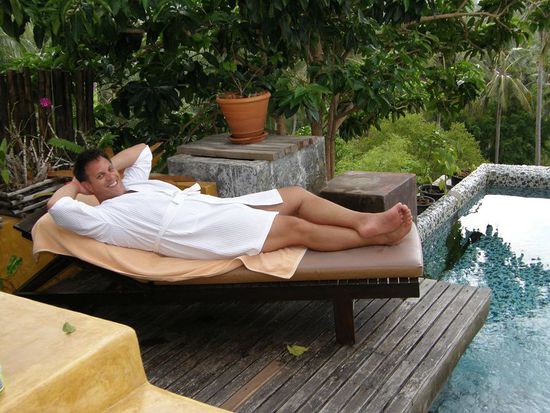 faulenzen nach dem Schnorcheltrip