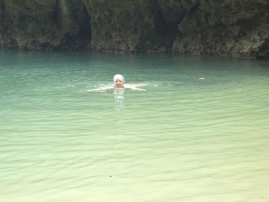 planschen ganz einsam