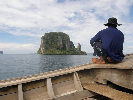 mit dem Longtailtaxi nach Koh Yao Noi