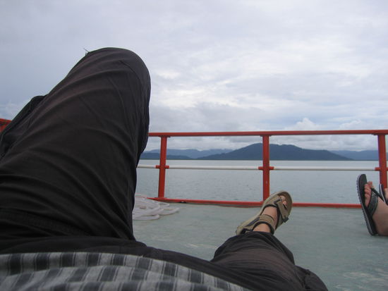 ..auf der faehre....