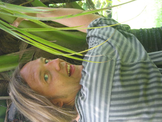 was Keith Richards kann, kann ich auch, rauf auf e Palme...