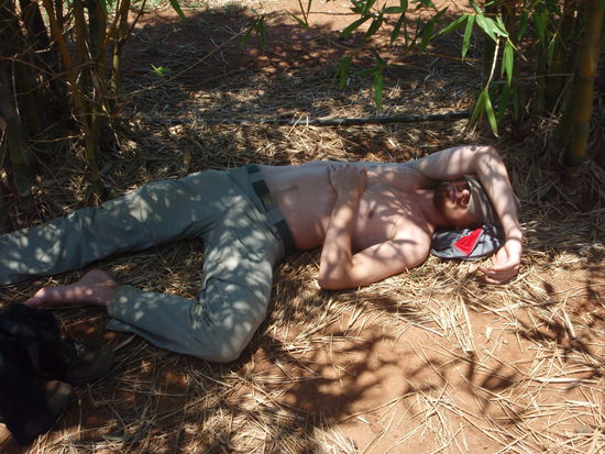 Alex macht Mittagspause