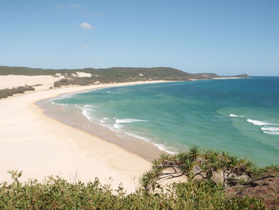 Blick von Indian Heads in Richtung Champagne Pools