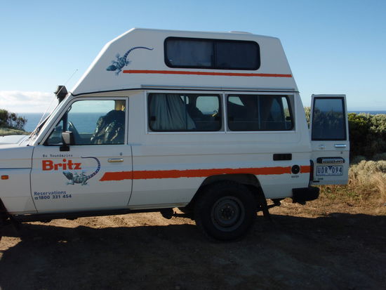 Unser  Schlafplatz am 2ten Abend