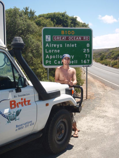 Wir auf der Great Ocean Road