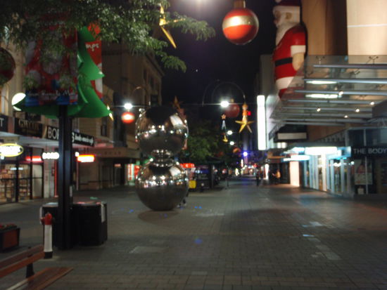 Die weihnachtliche Fussgaengerzone