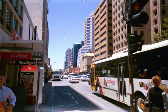 Die Innenstadt von Adelaide