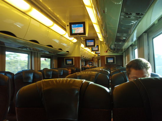Unser gut ausgestatteter Zug nach Perth