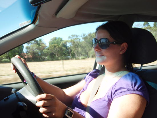 Carina auf dem Weg nach Perth