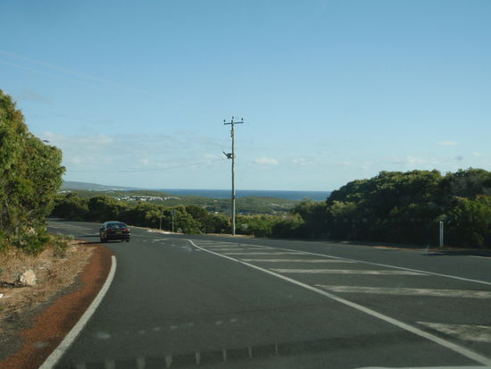 Auf dem Weg von Margaret River zum Strand.