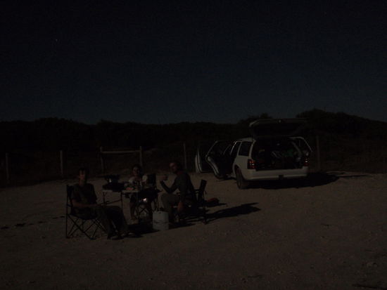 Das Licht des Vollmonds war voellig ausreichend um alles klar sehen zu koennen. SUPER!