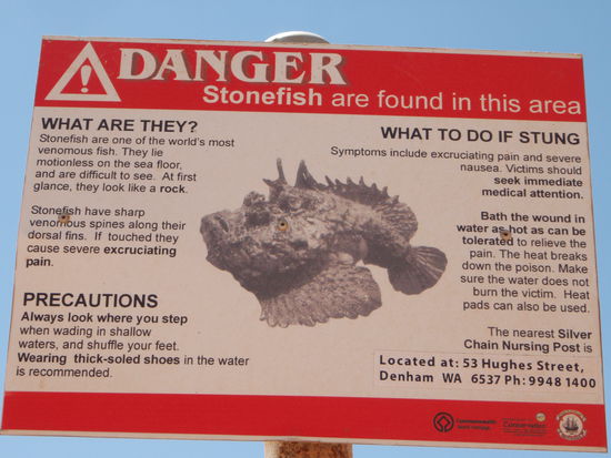 Baden nicht ohne Gefahr!