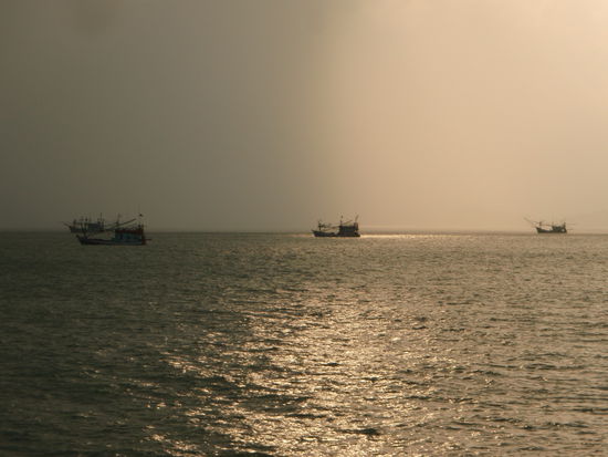 Am frühen morgen lässt es sich gut fischen