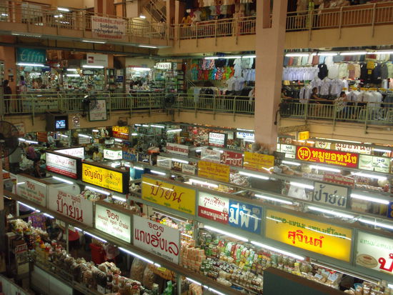 Markthalle mit 5 Stockwerken.