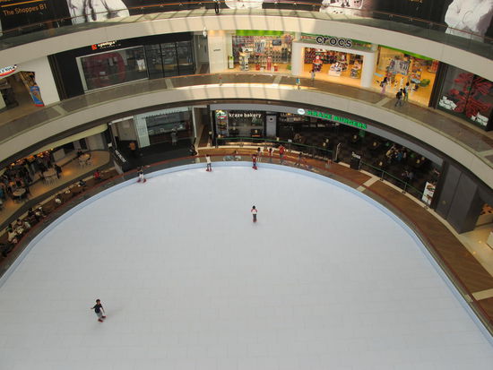 Die Schlittschuhlaufbahn