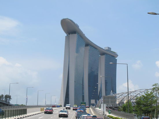Nochmal das Hotel der Marina Sands Bay