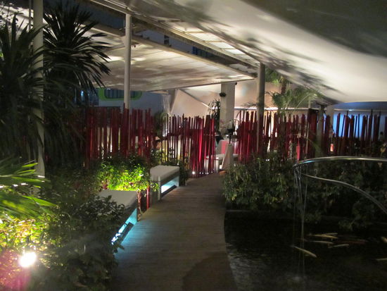 Der Eingangsbereich der Bar