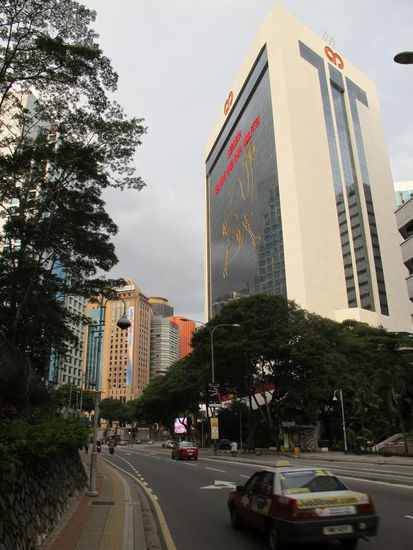 Auf dem Weg zu den Petronas