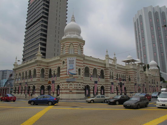 Das letzte Bild von der südöstlichen Ecke des Merdeka Square, dies ist das Textilmuseum