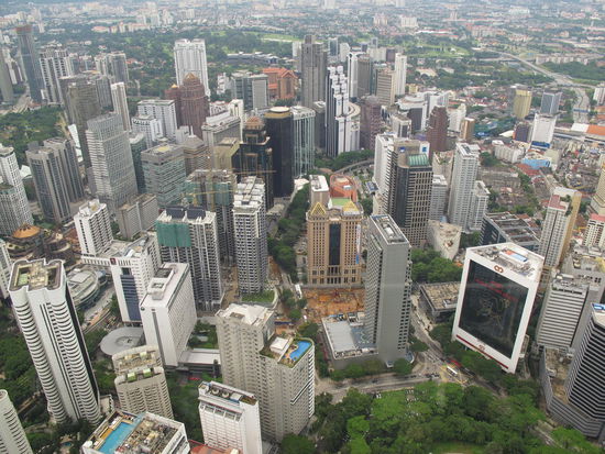 Gibt scho einige Hochhäuser in KL