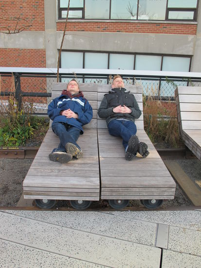 Kleine Pause, im Sommer bestimmt noch angenehmer