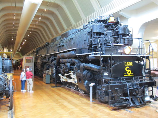 Die Lok war echt riesig