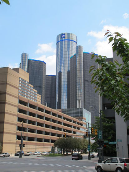 Der Firmensitz von GM