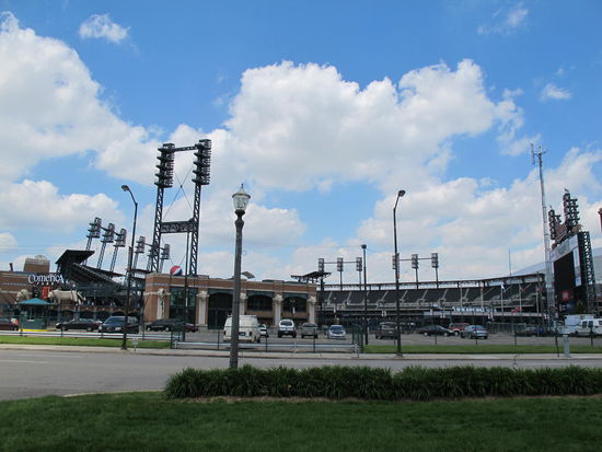 Das Stadion der Detroit Tigers
