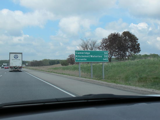 Bald bin ich in Toronto 