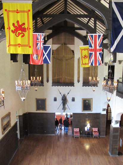 Und ein Teil der Eingangshalle