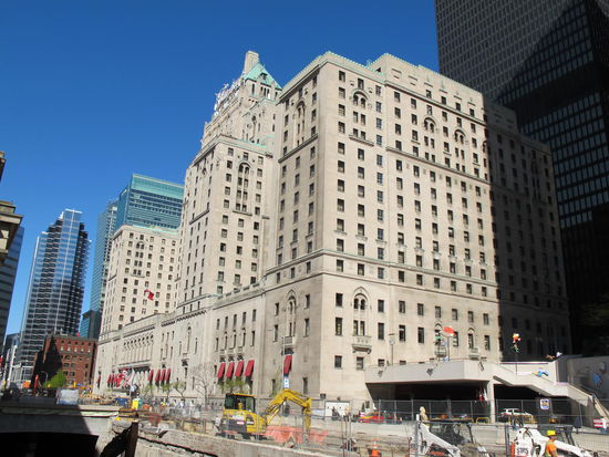 Das Hotel gegenüber von der Union Station (die gerade umgebaut wird)