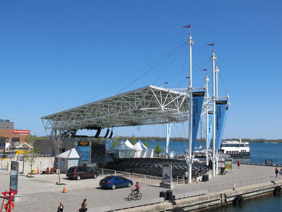 Bühne des Toronto Music Gardens