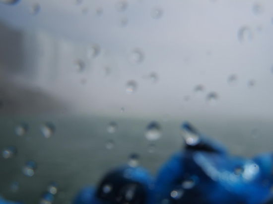 Der Versuch nahe bei den kanadischen Fällen Fotos zu machen (es war naß, aber geil  )