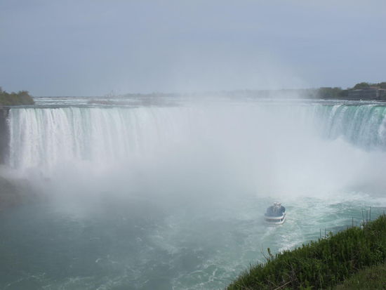 Man hat hier scho die Gischt gespürt