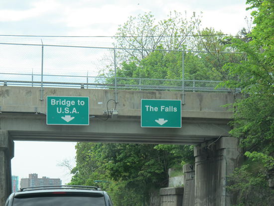 Kurz vor der Brücke