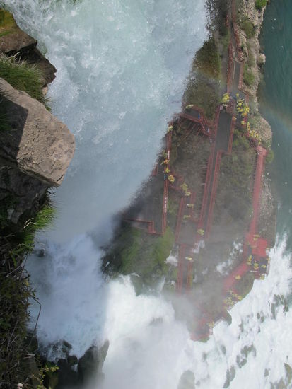 Die unten bei den "Cave of the Winds" sind bestimmt auch gut naß geworden