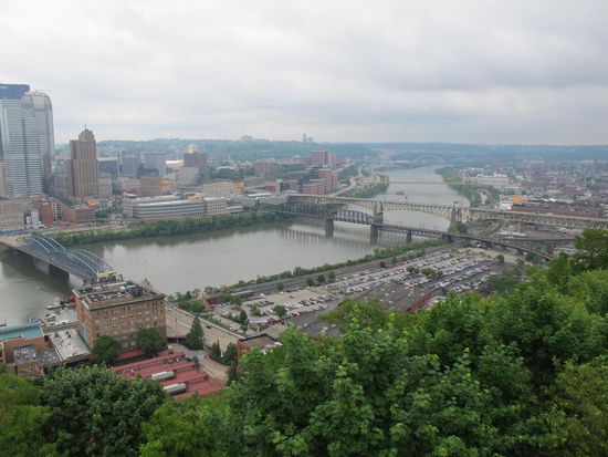 Der Osten von Pittsburgh