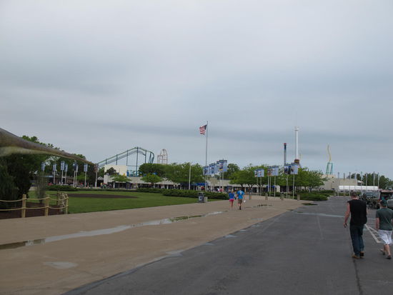 Wetter net so toll und Park noch ziemlich leer