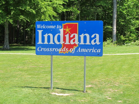 Und da bin ich in Indiana
