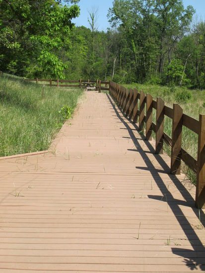 Hab einen Radfahrer getroffen, sonst war nix los
