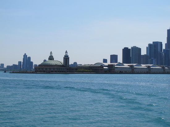Navy Pier von Norden aus gesehen