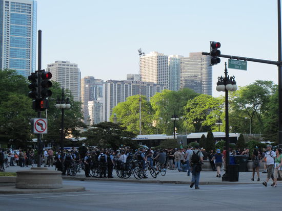 Viele Demonstrationen in der Stadt