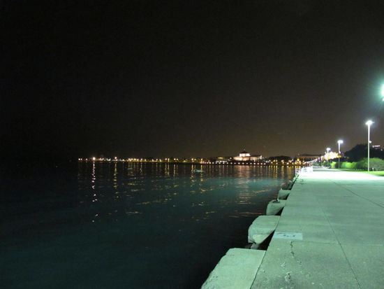 Und hier mit der Museumshalbinsel