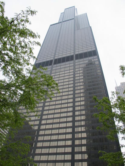 Da is der Willis Tower von Nahem