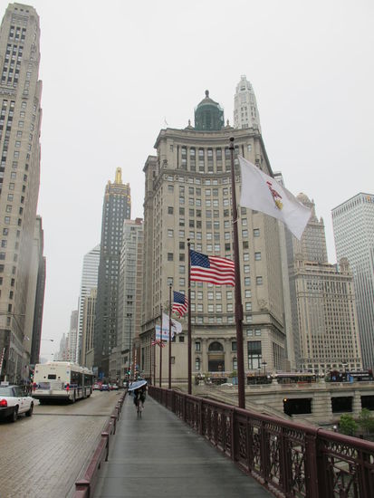 Die älteste Brücke über den Chicago River