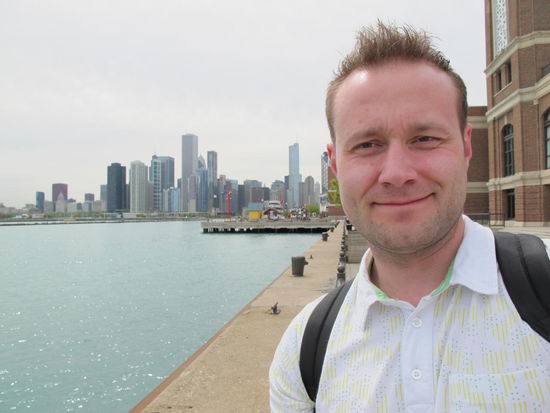 Und der südliche Teil, mit jemandem, der da sogar leicht geschwitzt hat