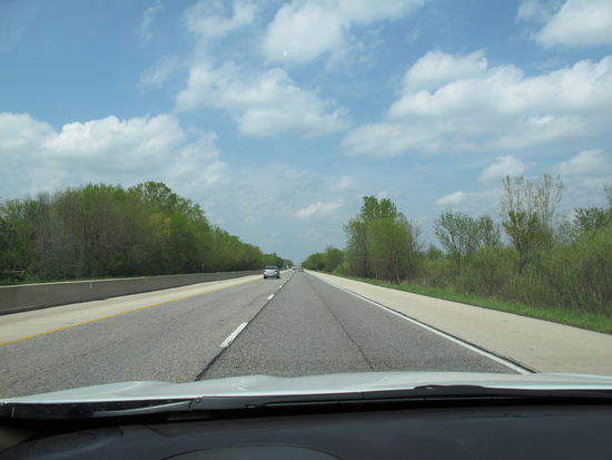 Net viel los auf der 41