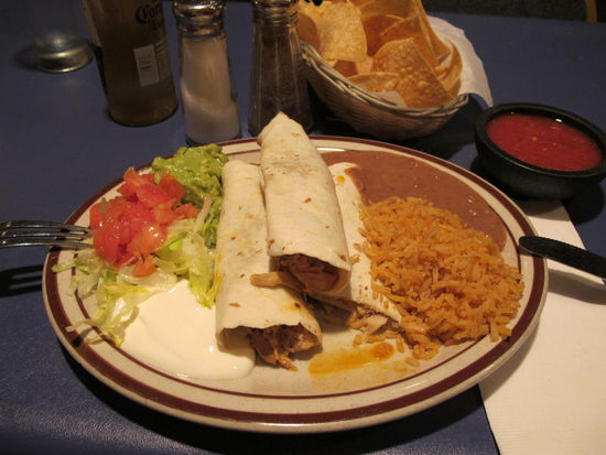 Mein Abendessen (Chicken-Burritos)