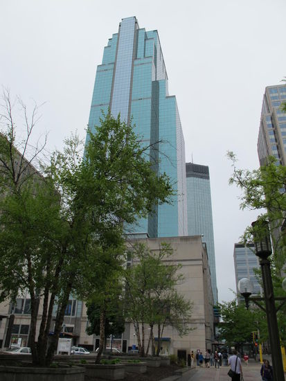 An der Nicollet Mall auf dem Weg zu Macy's
