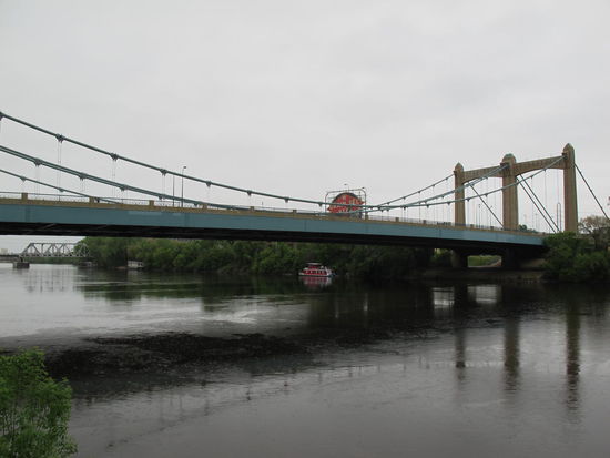 Da stand ich grad noch oben